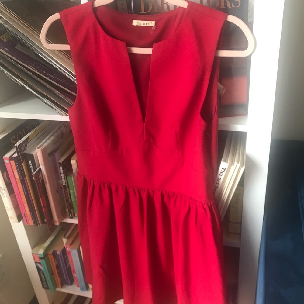 Cute red dress